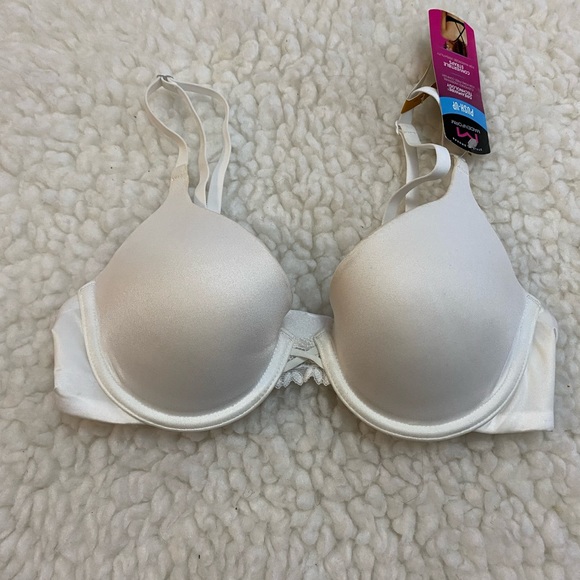 Maidenform T-Shirt Bra Fab Fit Convertible Women's Multi Way Bra, White New 32A - Picture 2 of 7